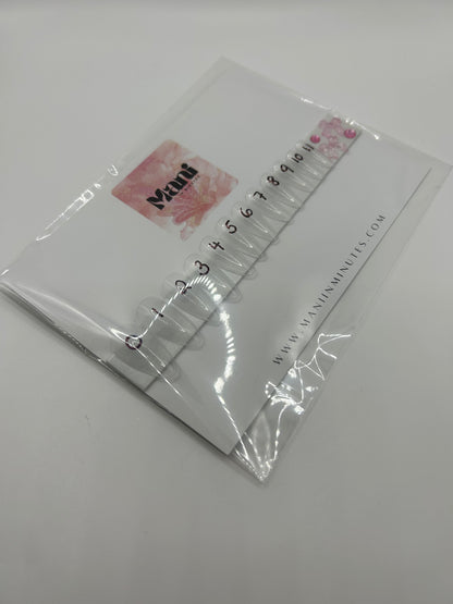 Rose About Town Handcrafted Mani in Minutes Press on Nails